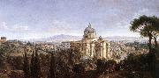 WITTEL, Caspar Andriaans van The St Peter s in Rome oil painting reproduction